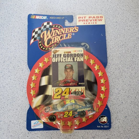 (5/$20)  Jeff Gordon car #24 Pit Pass Car - Picture 1 of 4